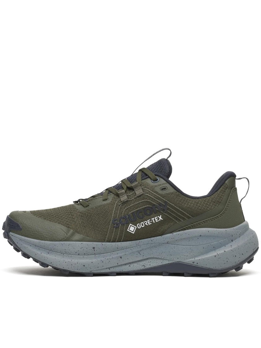 Saucony Olive Green Xodus Ultra 4 Gtx Vibram Trail Sneakers
