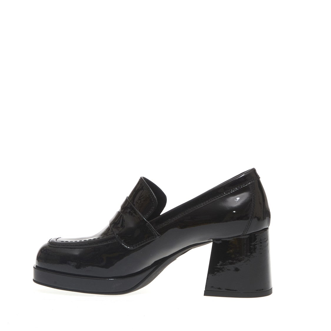 Poesie Veneziane Patent Moccasin Heel