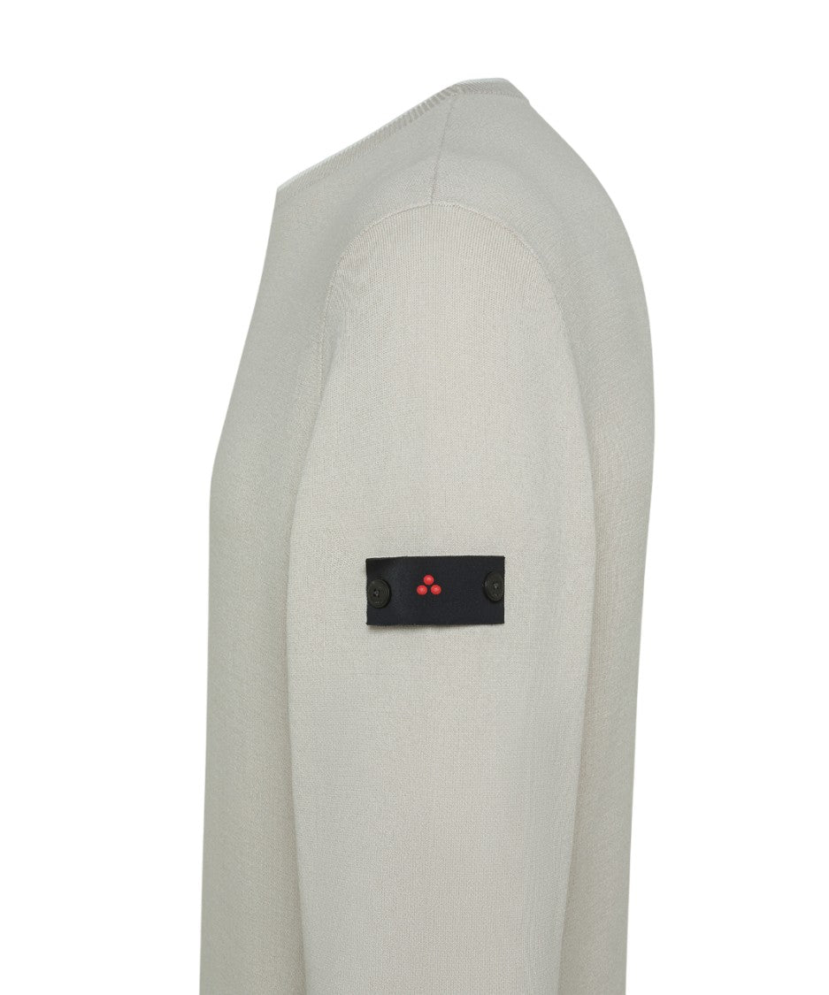 Peuterey Beige Long Sleeve Crew Neck Sweater