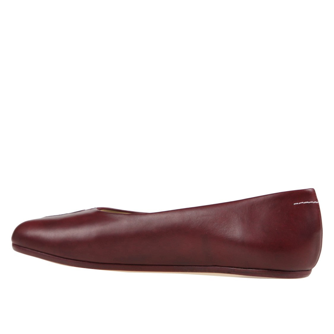 Mm6 By Maison Margiela Rounded-Toe Ballerina Flats