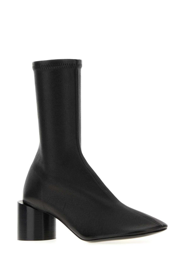 Jil Sander Black Leather Ankle Boots