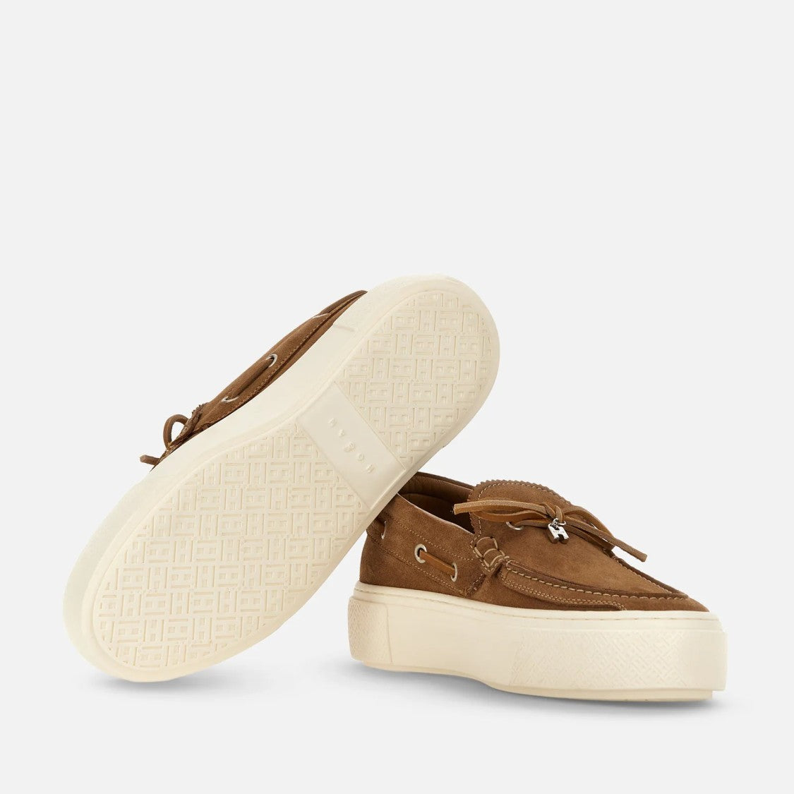 Hogan Light Camel H705 Barca Loafers