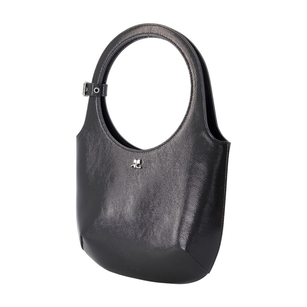 Courrèges Structured Handbag With Circular Handle
