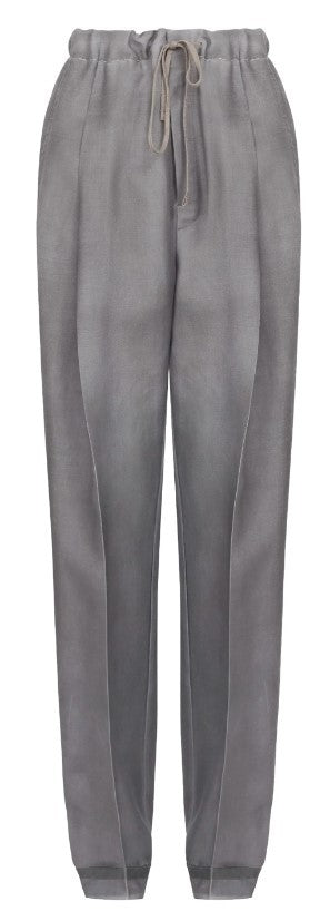 Maison Margiela Grey Wool And Mohair Trousers