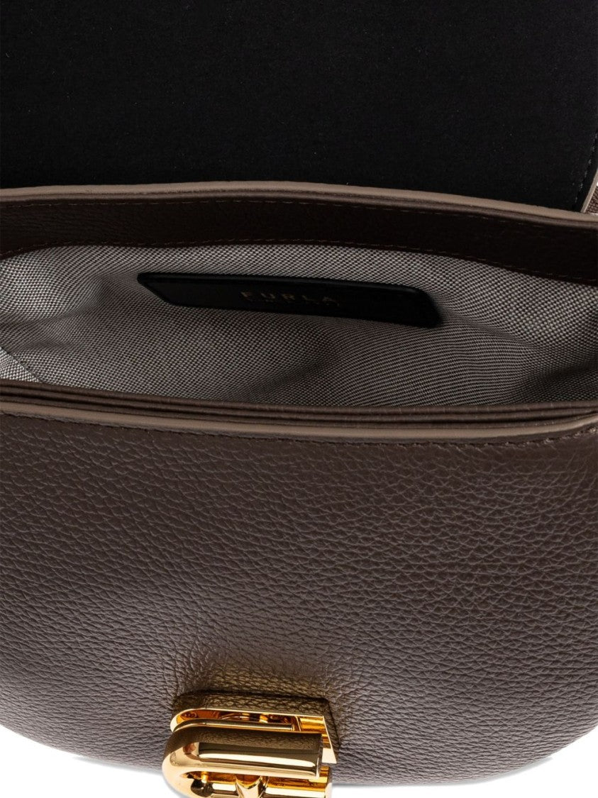 Furla Compact Crossbody Bag With Rounded Flap Closure