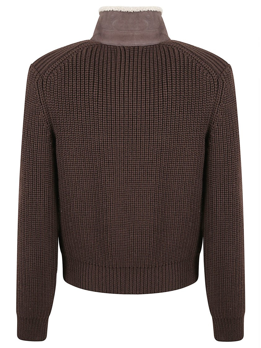 Mackage Shearling Panel Jonathan Jacket With Leather Accents