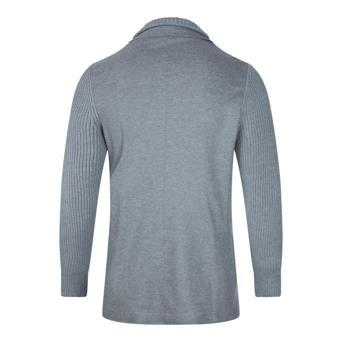 Eleventy Hybrid Ribbed-Knit Blazer