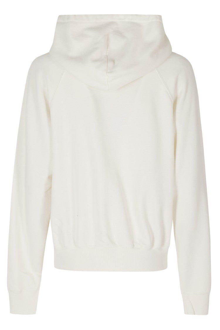 Polo Ralph Lauren White Bear Print Cotton-Blend Hoodie