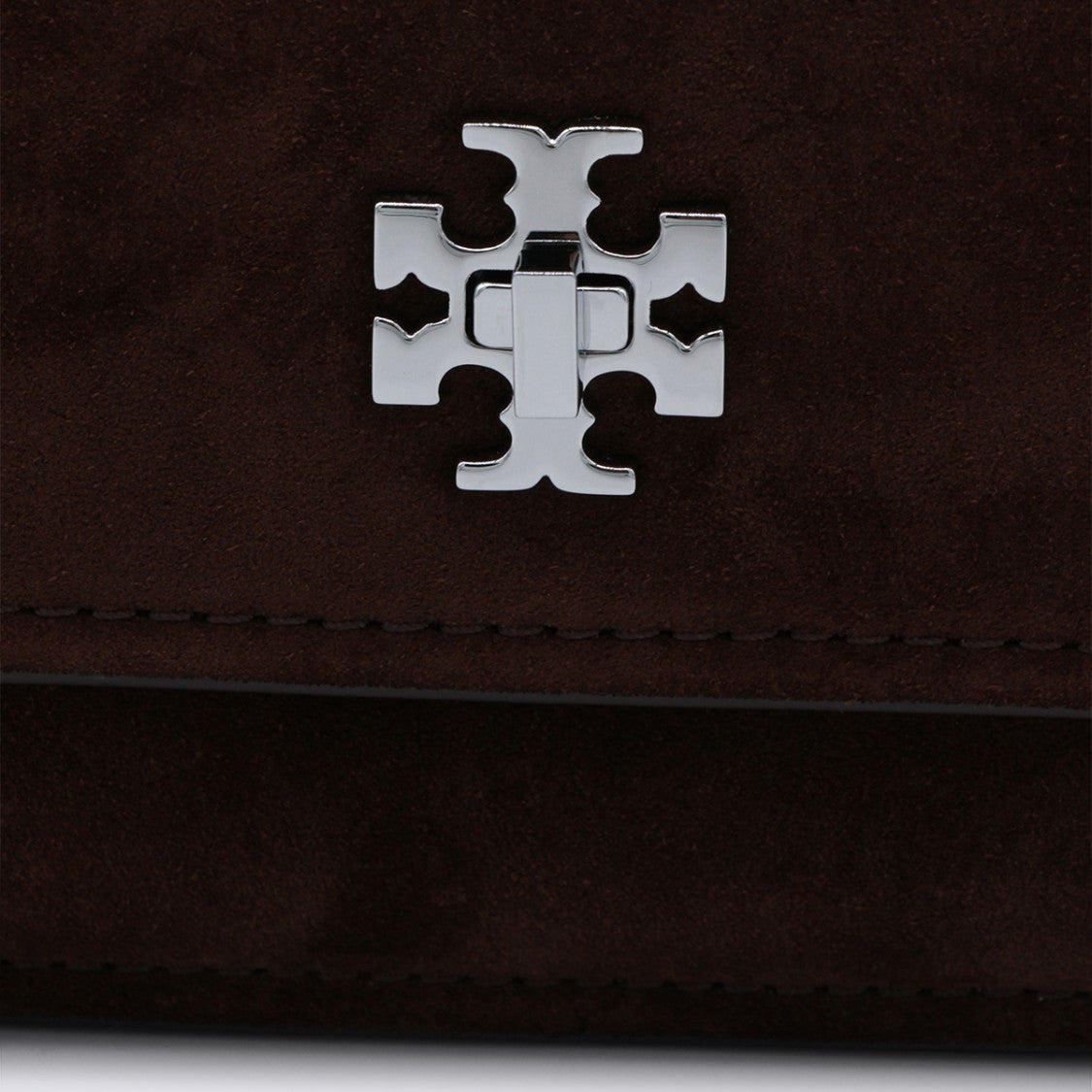 Tory Burch Dark Cocoa Leather Crossbody Bag