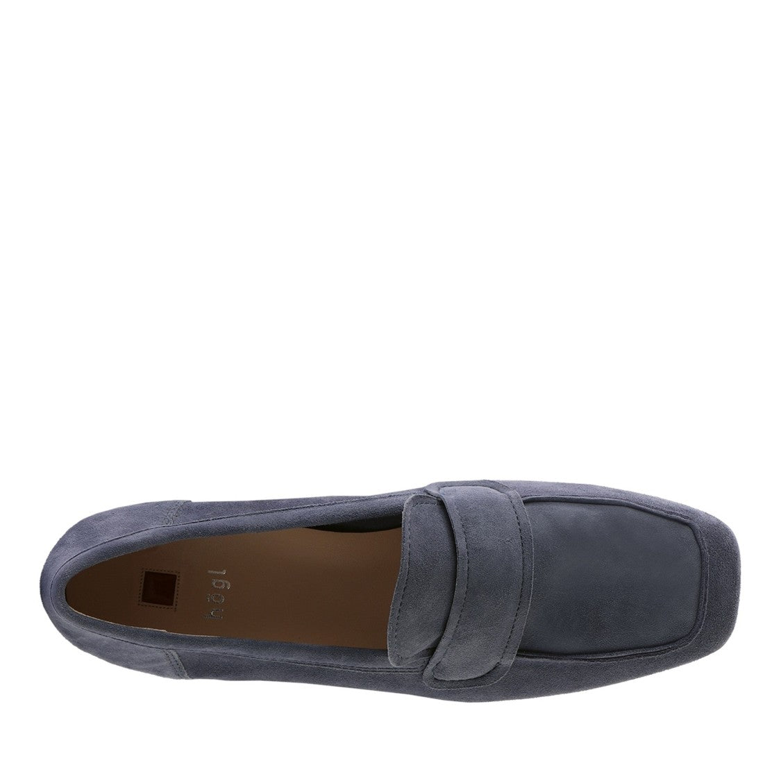 Högl Blue Perry Strap Detail Suede Loafers