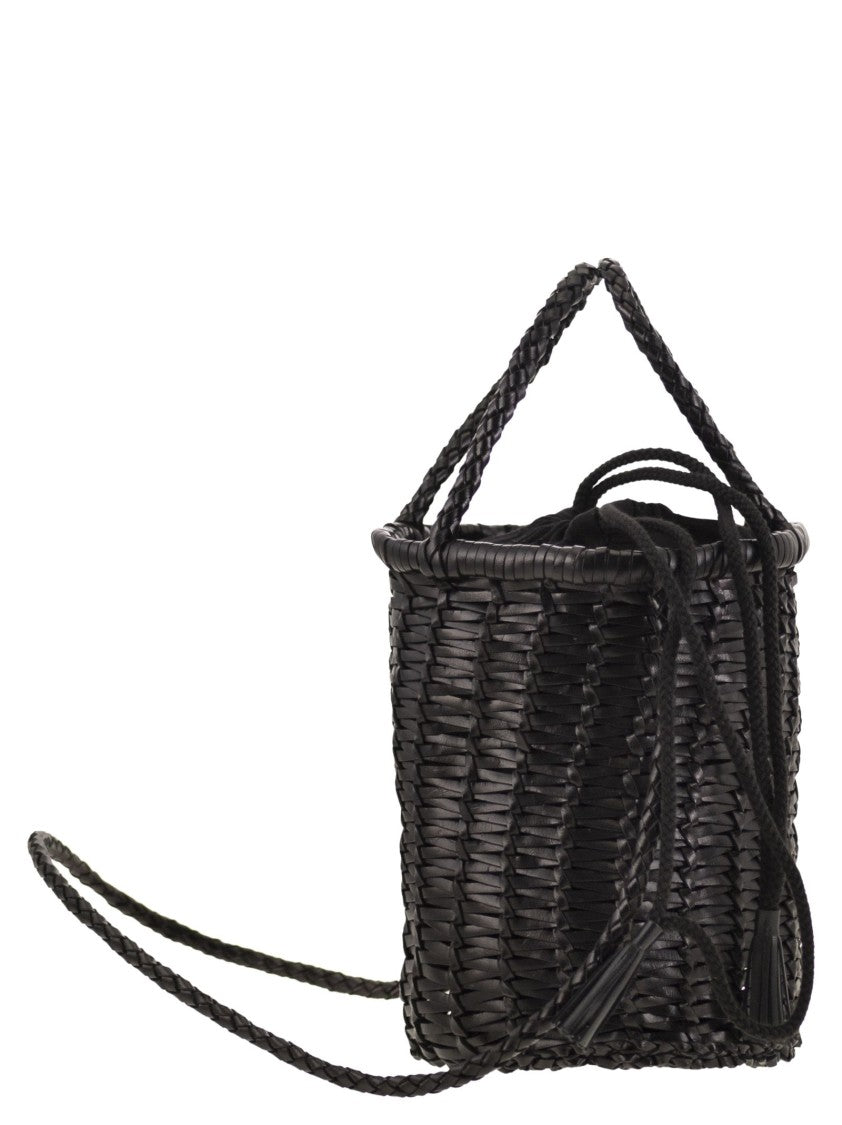 Dragon Lina Mini - Woven Leather Bag