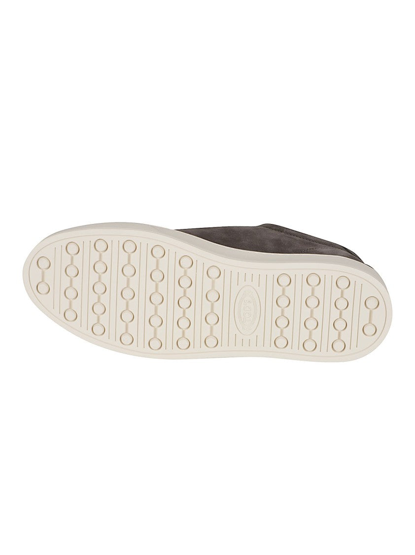 Tod's Refined Low-Top Sneakers With Off-White Rubber Sole