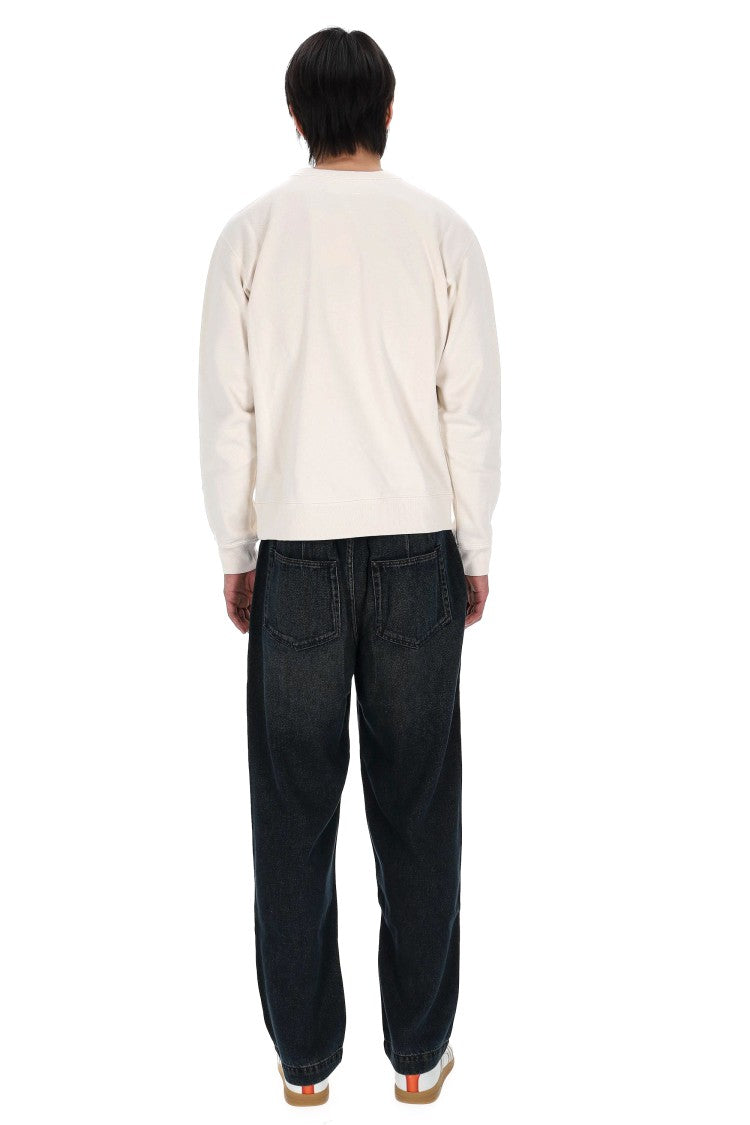 Isabel Marant Mikoy Graphic Embroidered Cotton-Blend Sweatshirt