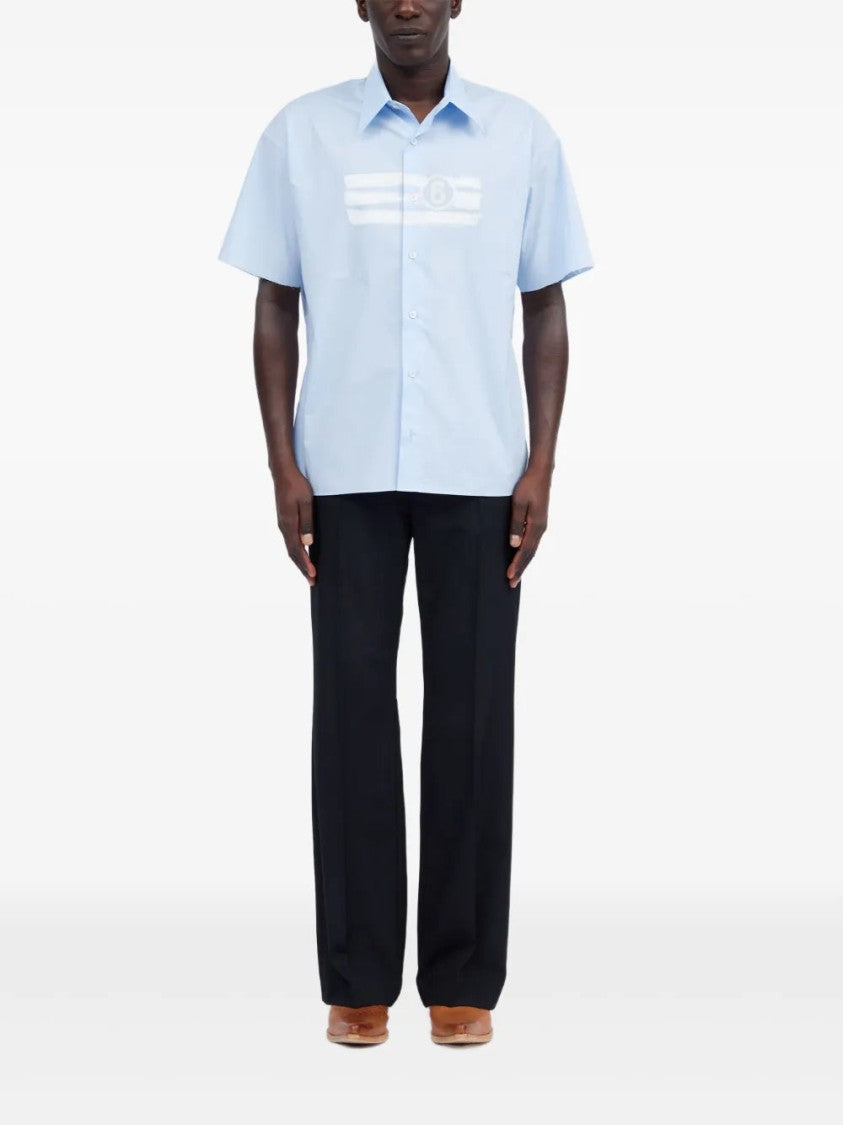 Mm6 By Maison Margiela Numbers-Motif Shirt