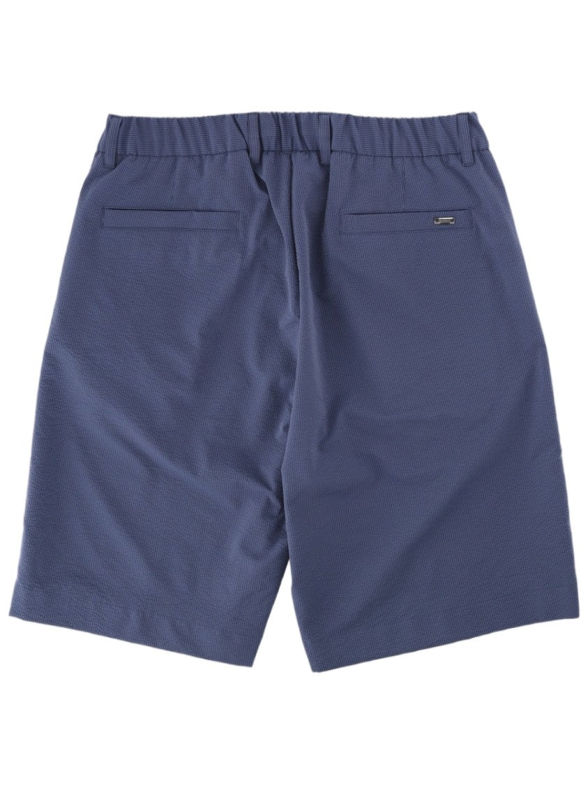 Herno Textured Elastic Waistband Tailored Shorts