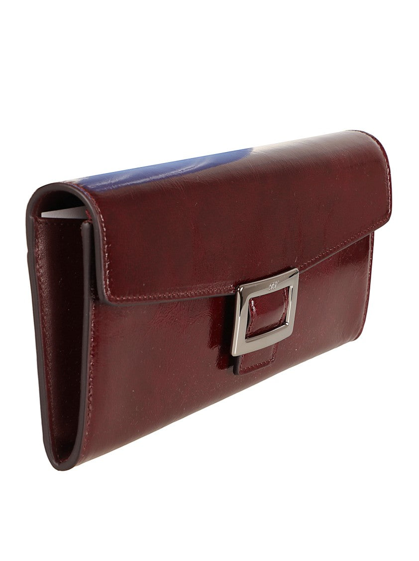 Roger Vivier Patent Leather Wallet With Chain
