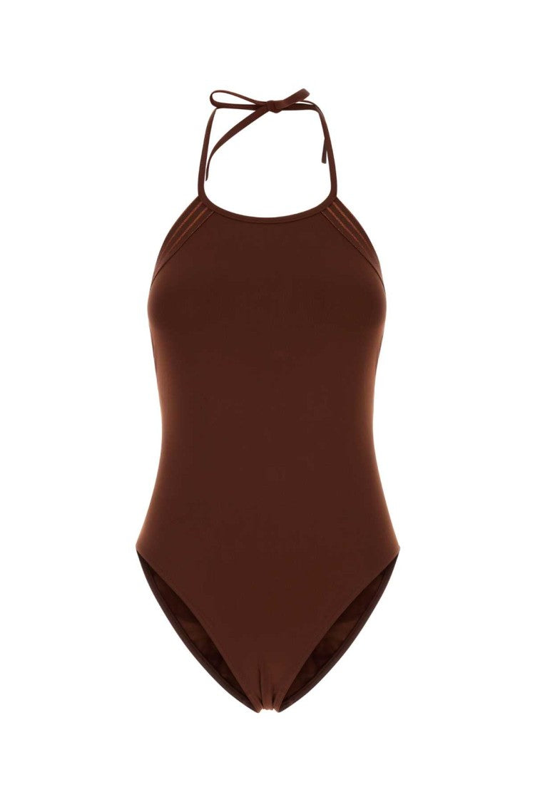 Eres Brown Stretch Nylon Numero Swimsuit