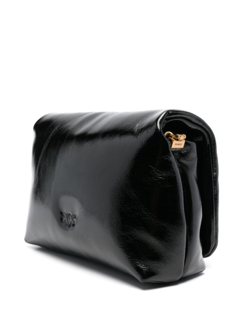 Pinko Love Leather Crossbody Bag