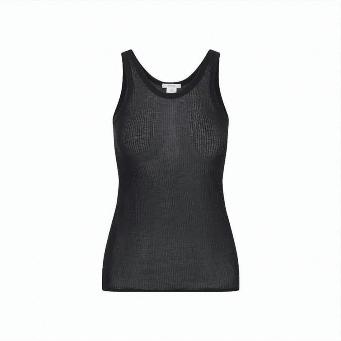 Lemaire Seamless Fitted Tank Top With Fine Ribbed Texture