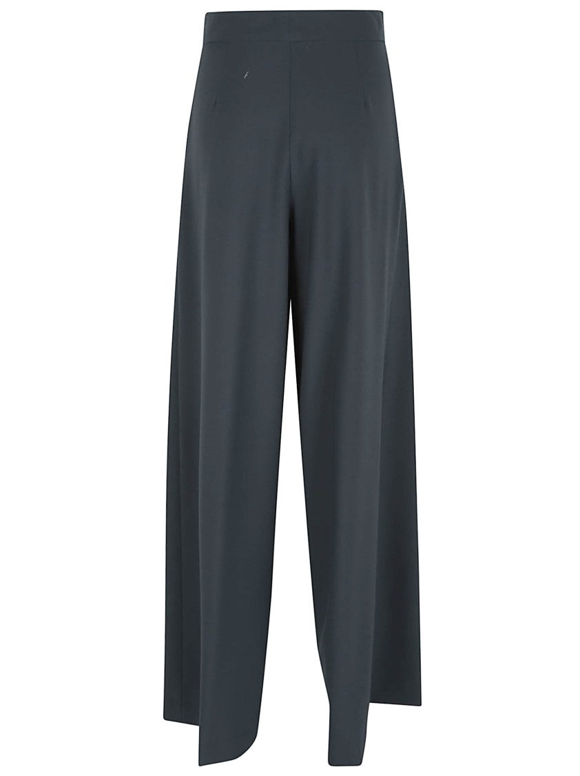 Dries Van Noten Cropped Wide-Leg Trousers With Double Pleats