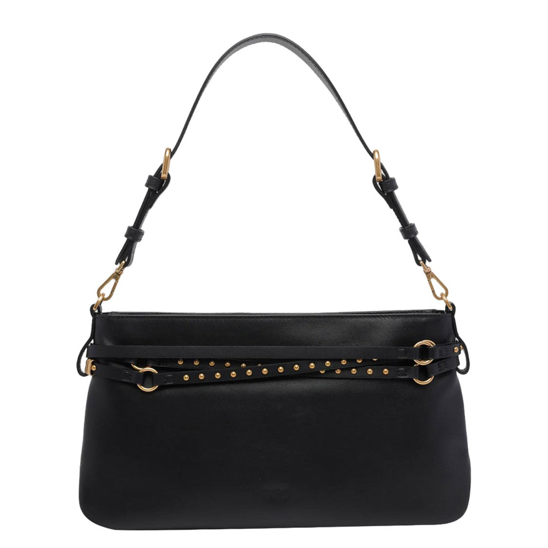 Pinko Smooth Leather Shoulder Bag