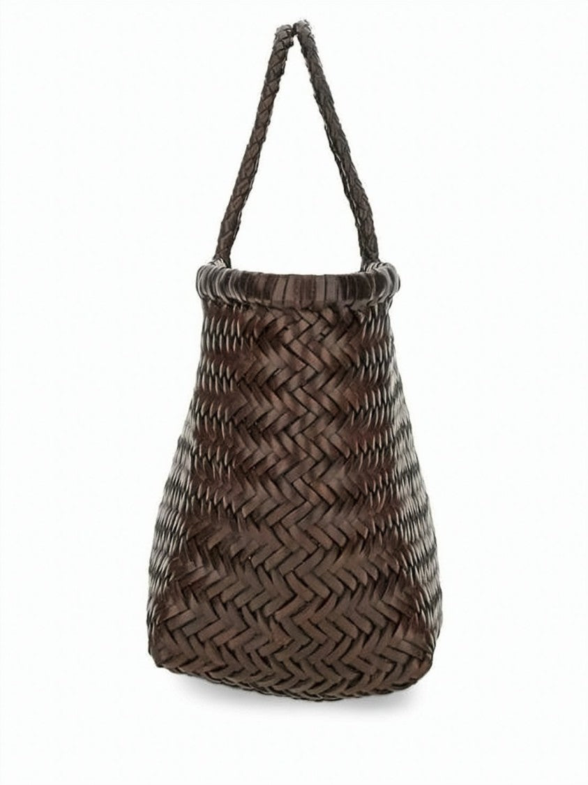 Dragon Diffusion Woven Calf Leather Tote Bag