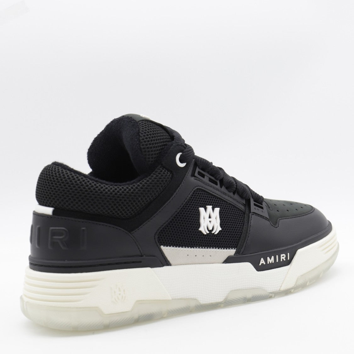 Amiri Low-Top Sneakers With Textured Black Upper