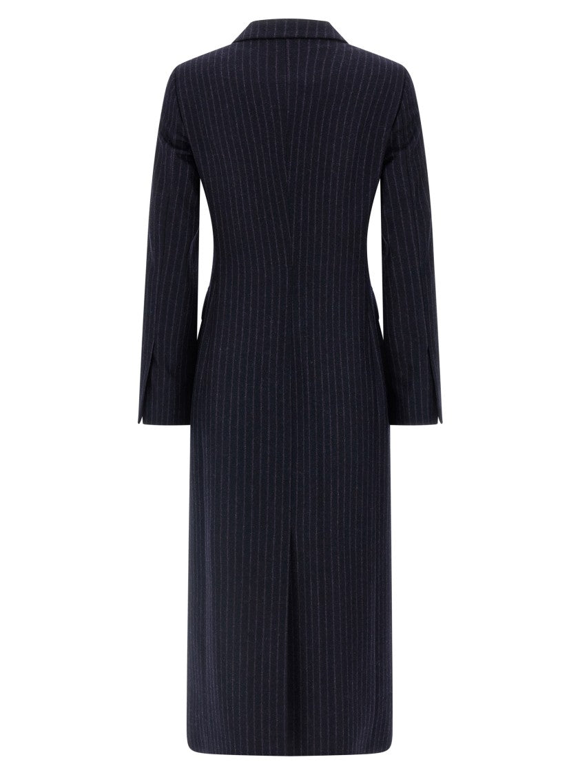 Alberto Biani Pinstripe Coat
