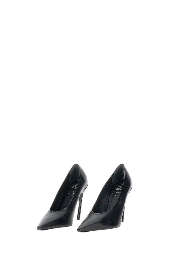 Roger Vivier Black Curved Stiletto Heel Pumps