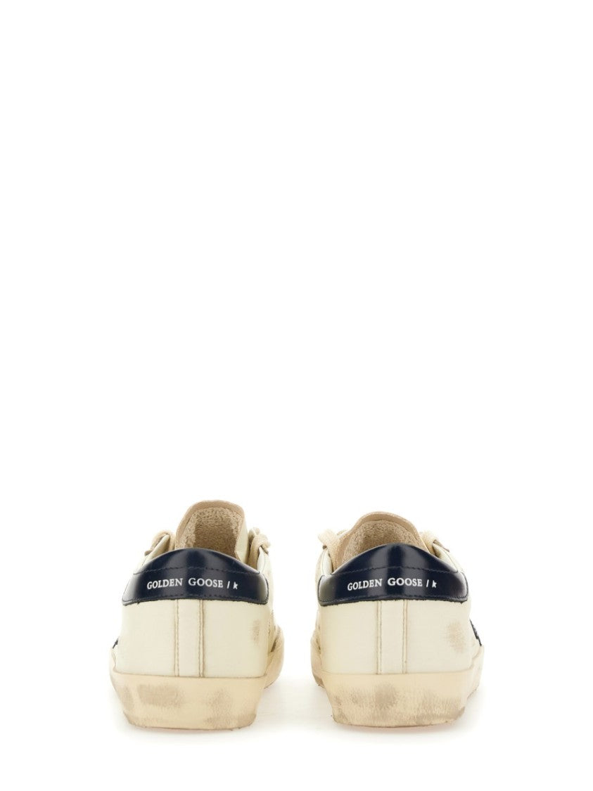 Golden Goose Superstar Distressed Goat Leather Sneakers