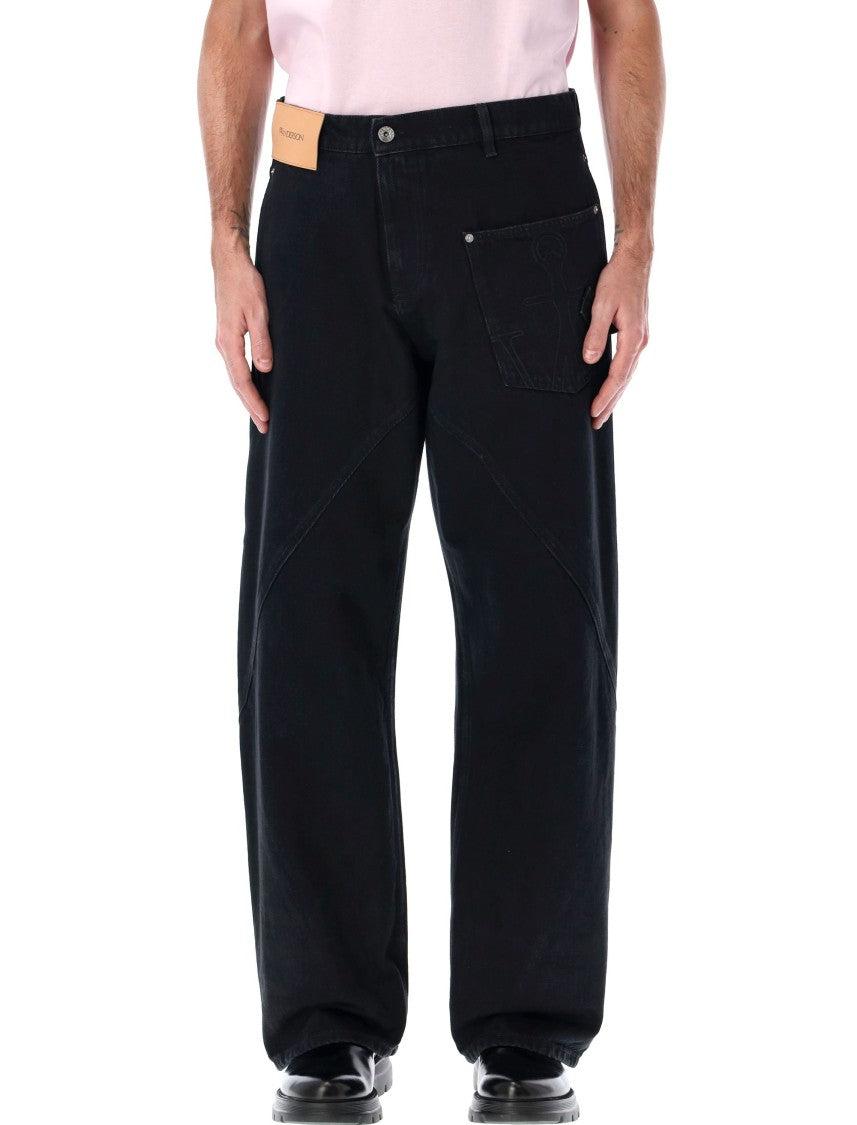 J. W. Anderson Cotton Twisted Workwear Denim Pants