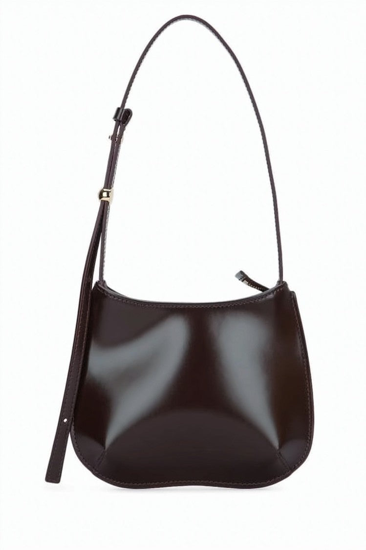 Jacquemus Structured Brown Cowhide Leather Bag