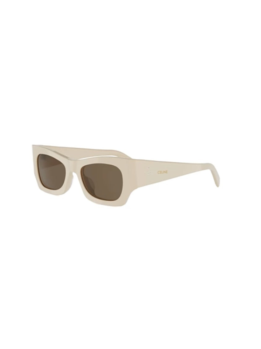 Celine Beige Cl40333u Rectangular Brown Sunglasses