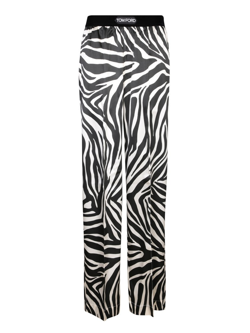Tom Ford Silk Elastic Waist Trousers