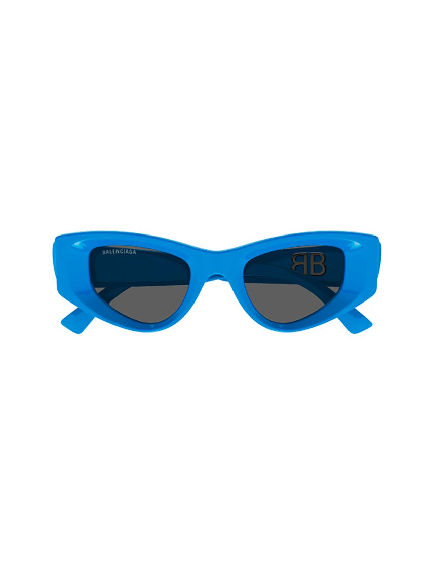 Balenciaga Blue Bb0243s Bold Cat-Eye Sunglasses