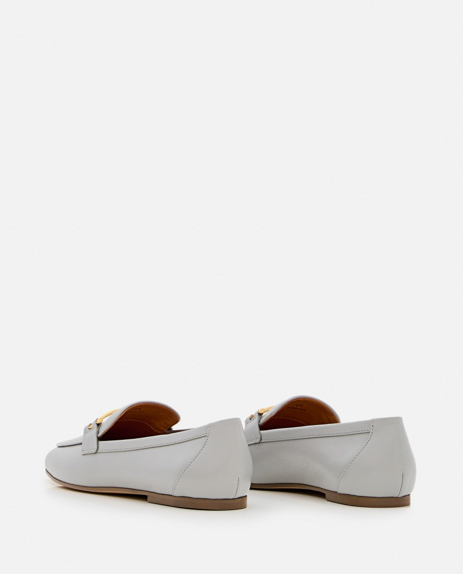 Tod's Pointed Toe Leather Loafer