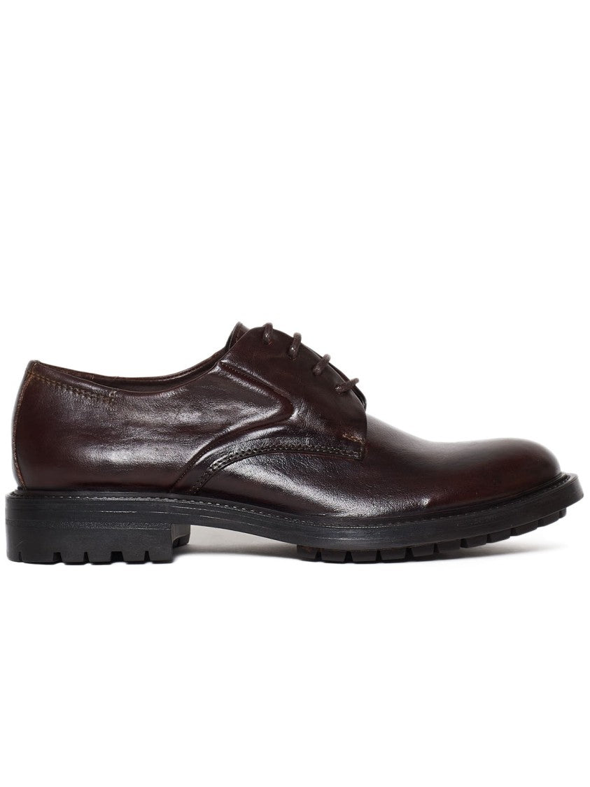 Hundred 100 Brown Leather Derby Shoes