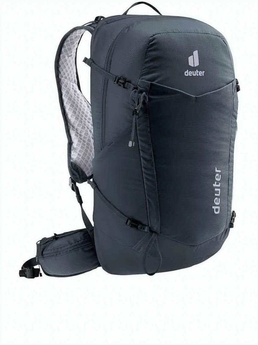 Deuter Streamlined Black Backpack With Recycled Polyamide Construction