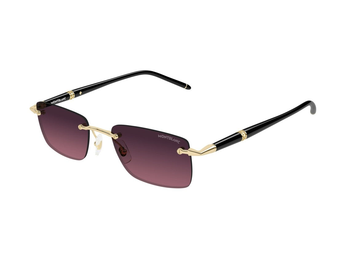 Montblanc Mb0344s Rimless Square Sunglasses