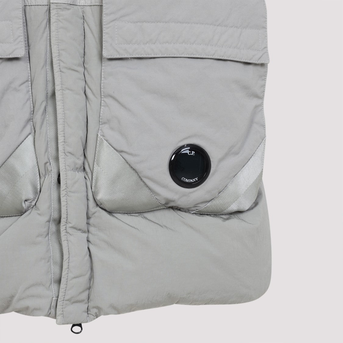 C.P. Company Chrome-R Light Grey Polyamide Gilet