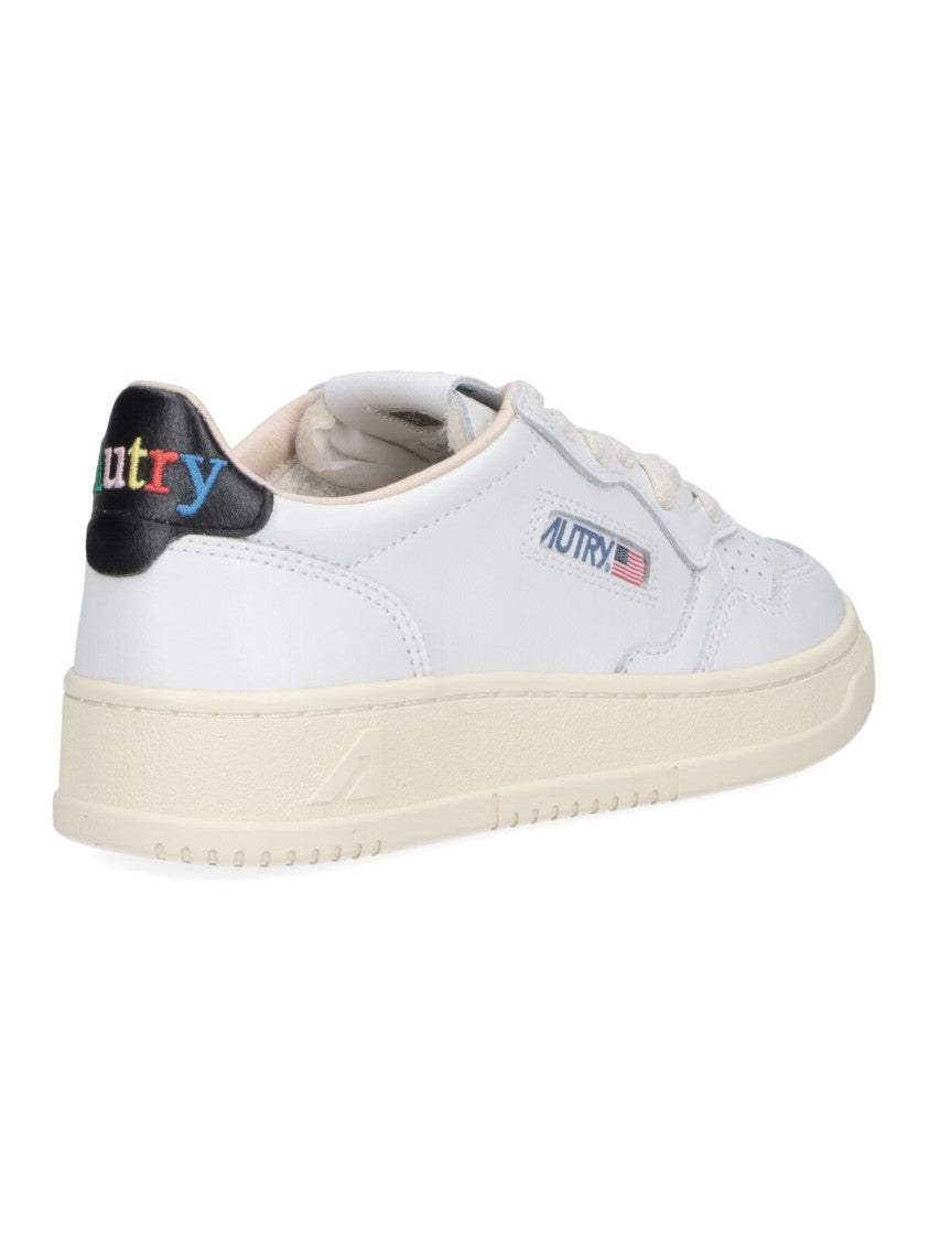 Autry Low-Top Sneakers With Perforated Detailing And Embroidered Branding