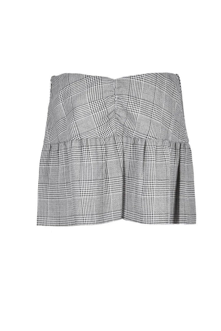 Alessandra Rich Mini Skirt - Black/White