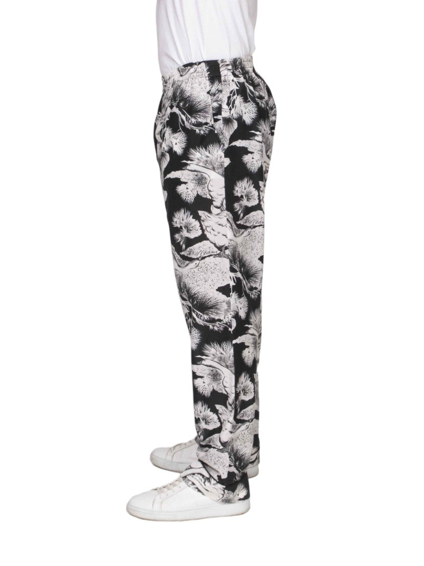 Moschino Artistic Print Relaxed Straight-Leg Pants
