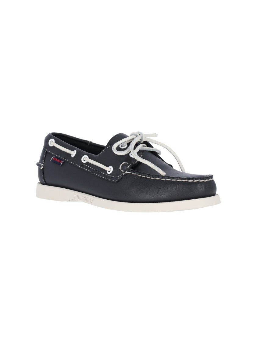 Sebago "Docksides Portland" Boat Shoes – Navy
