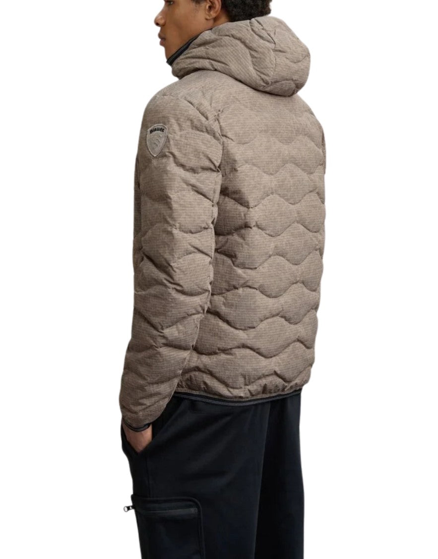 Blauer Wave-Quilted Water-Repellent Bomber Jacket