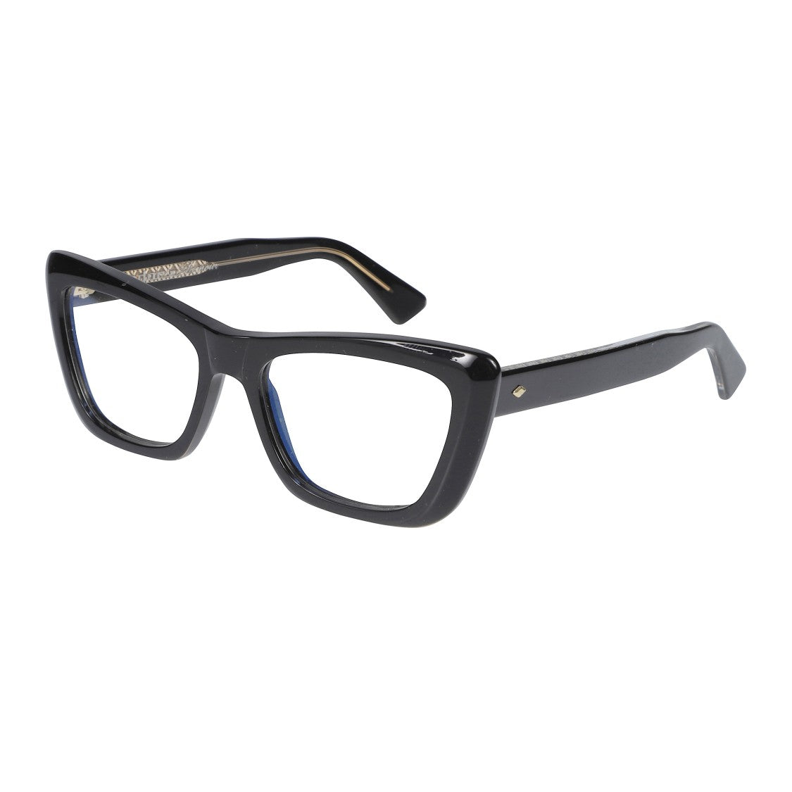 Kador Lolita/K-V Oversized Square Frame Eyeglasses With Glossy Black Finish