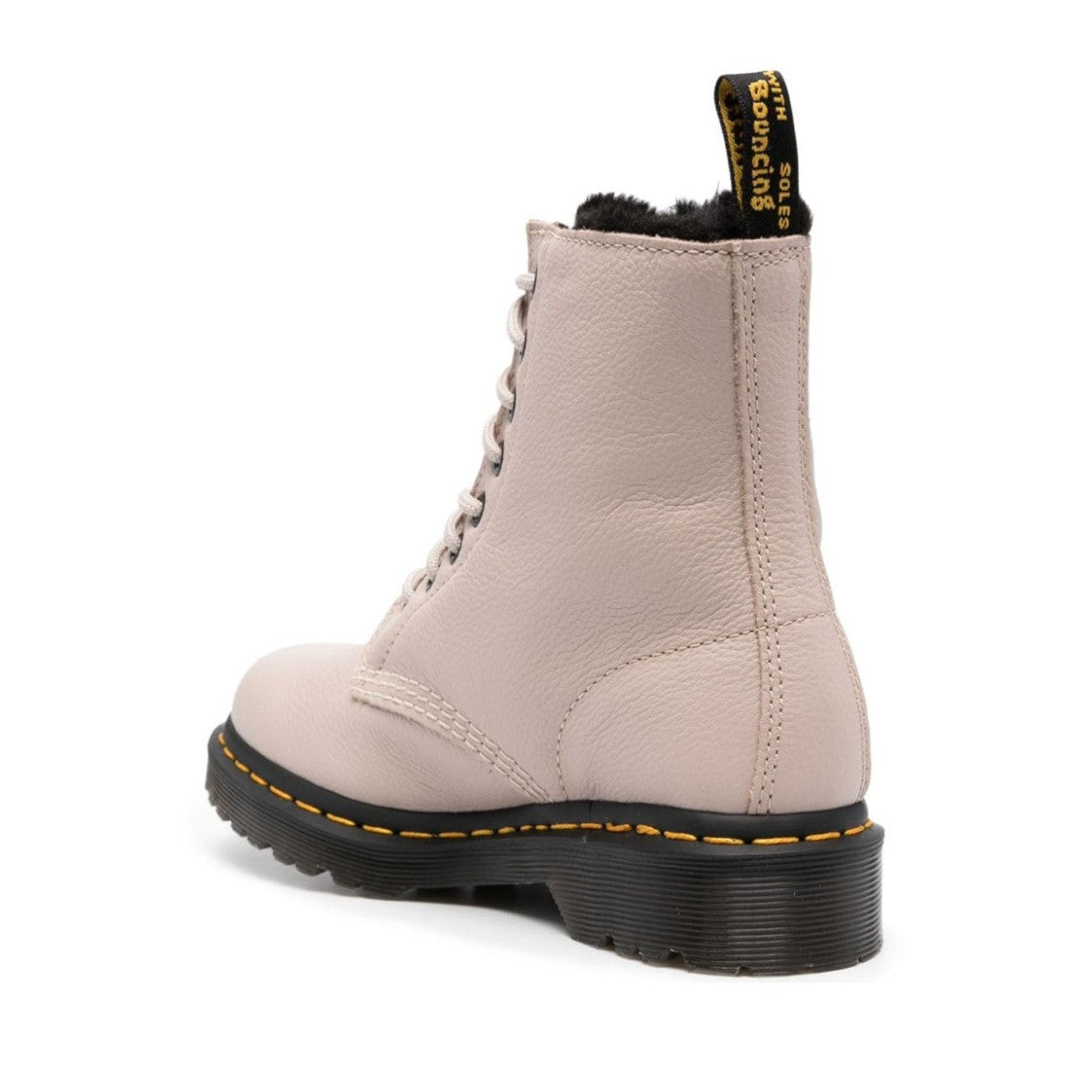 Dr. Martens Beige 1460 Serena Virginia Smooth Leather Ankle Boots