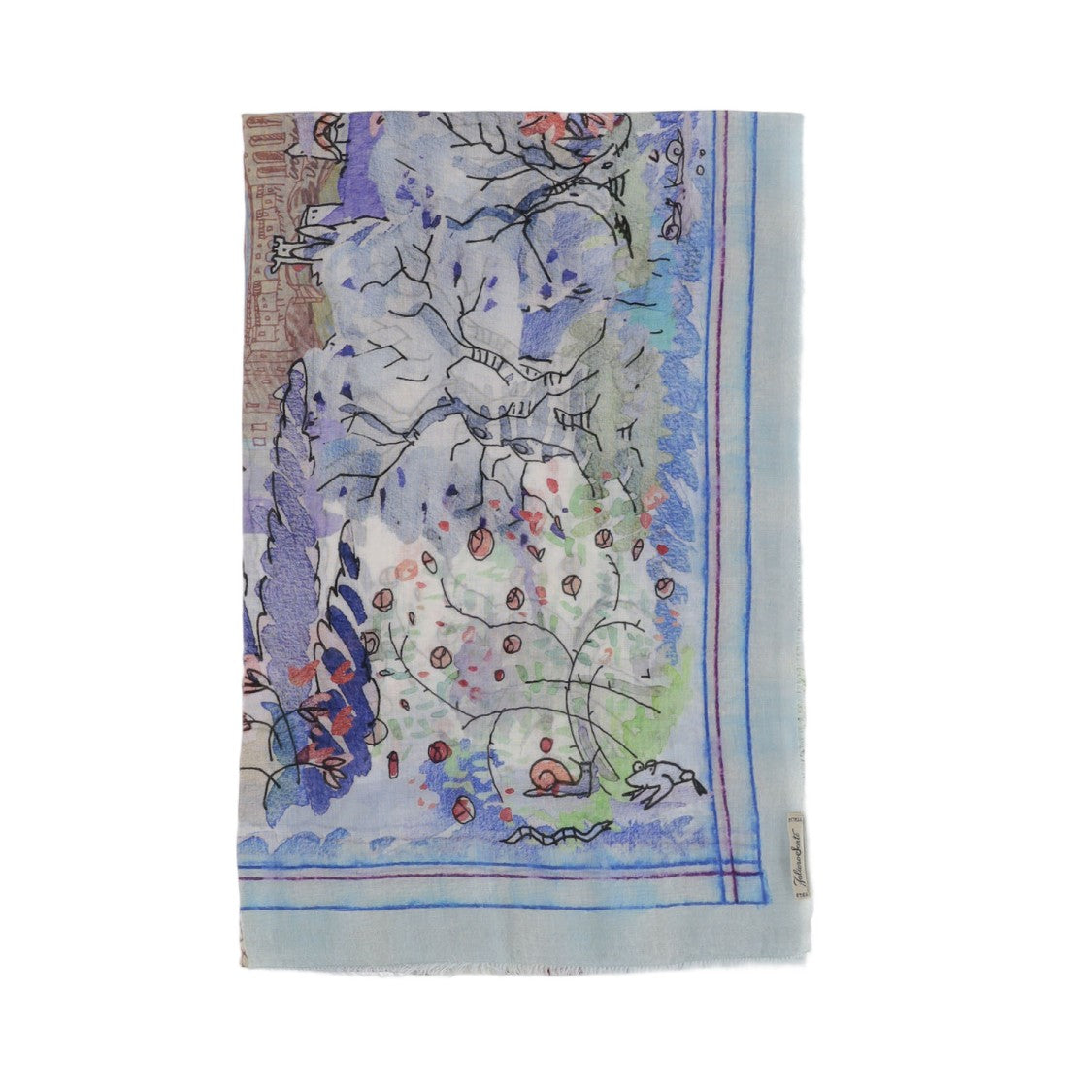 Faliero Sarti Florence Map Scarf
