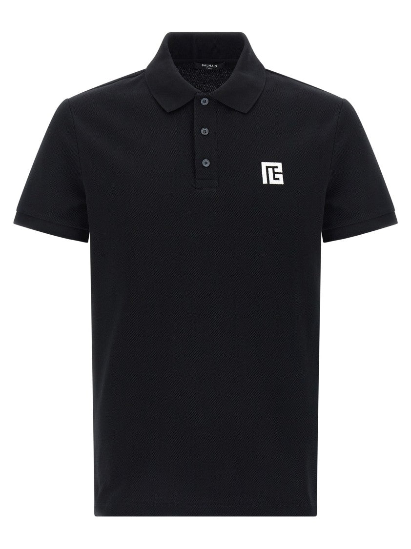 Balmain Embroidery Polo Shirt