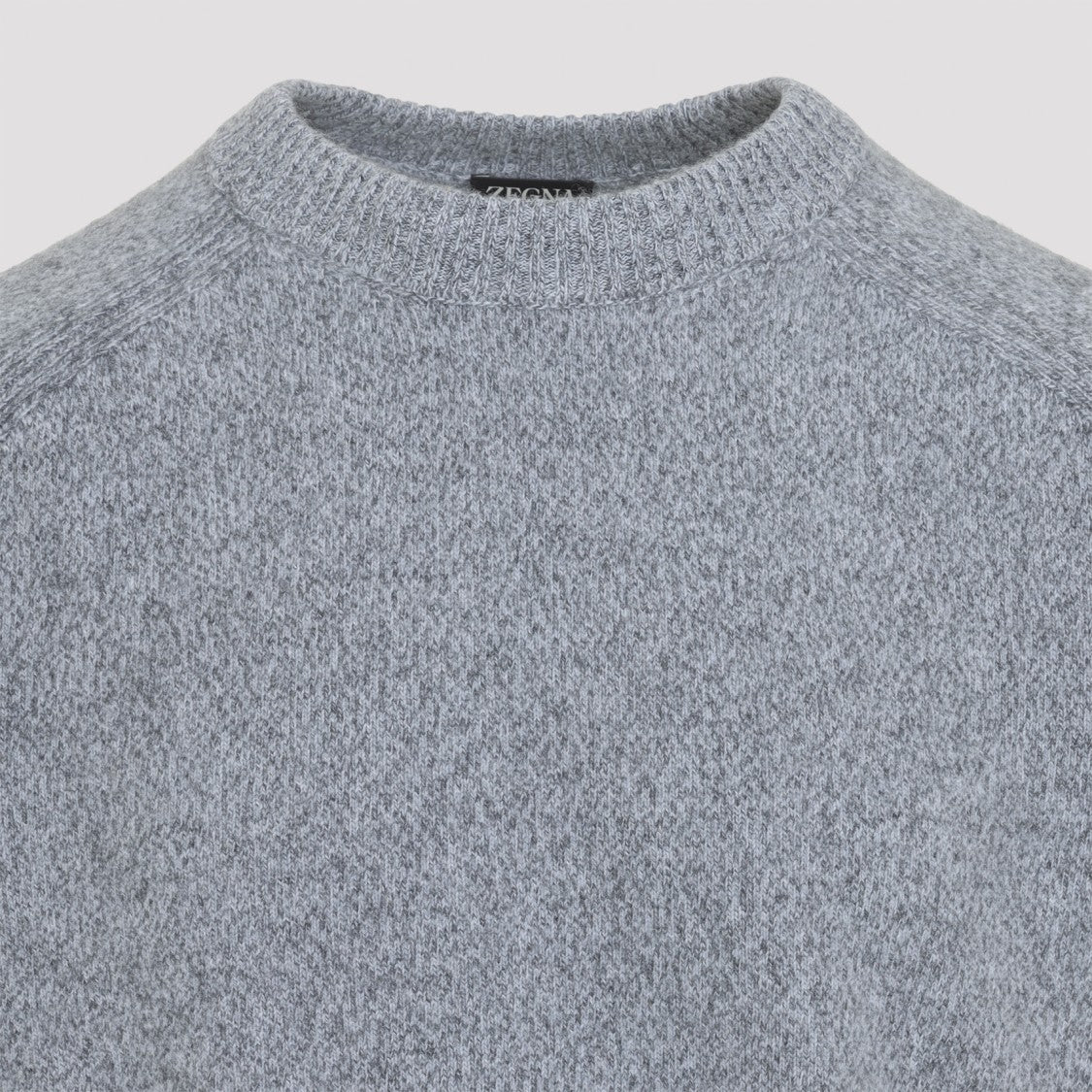 Zegna Heathered Cashmere Sweater